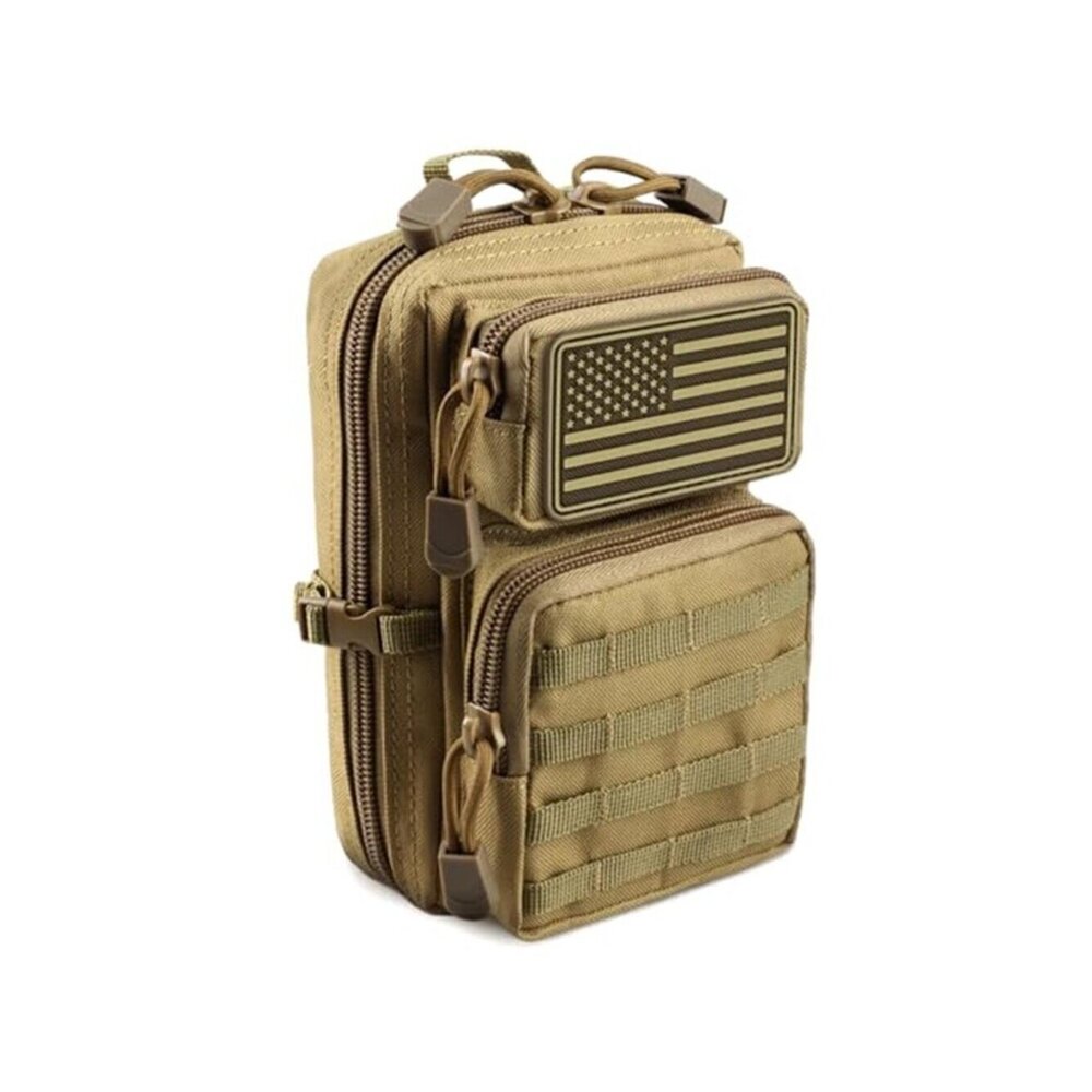 Versatile EDC Mini Waist Pouch with Tactical Molle System